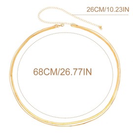 Handcess Boho Belly Chain Multilayer Gold Bikini Belly Chain Beach Body Chain for Women and Girls