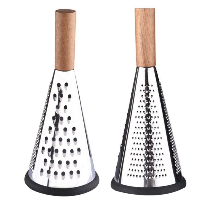 3 Sided Multifunction Box Grater, Stainless Steel Grater for Cheese