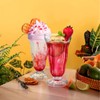 Mezchi 6 Pack Acrylic Milkshake Glasses, 15 OZ Plastic Old