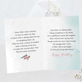 Mcduldul Funny Birthday Card for Best Friend Bestie Sister | Best Friend Birthday Gifts for Women Men | Bestie Card | Friendship Gifts