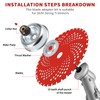 9" x 36 Teeth Carbide Tipped Cutter Blades for String