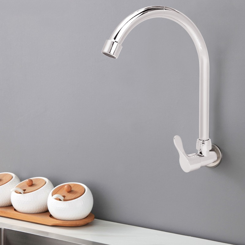 G1/2in 360 Degrees Rotation Zinc Alloy Household Faucet Sink Water