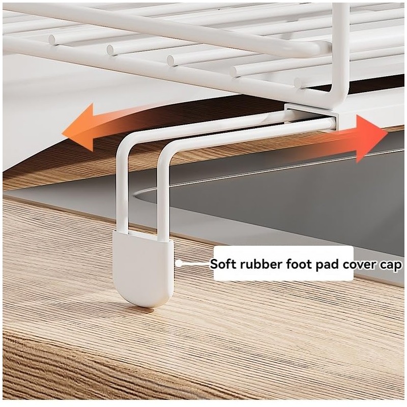 Fitzkor Dish Drying Rack Expandable Dish drainers for Kitchen Counter,Over