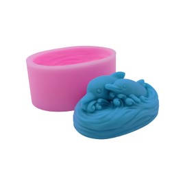 Monqui Dolphin Silicone Soap Molds Candle Molds Art Craft Molds Resin Molds