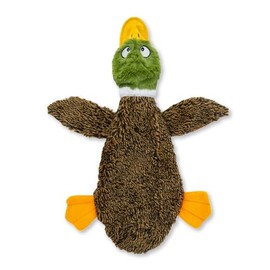 Best Pet Supplies - Juguete de Piel Divertida 2 en 1 para Perro, sin Relleno, Pato Salvaje, pequeño (PT08-S)