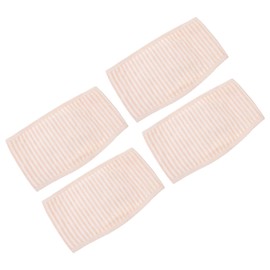 Beavorty 4Pcs Newborn Belly Band Breathable Umbilical Truss Belt for Navel Hernia Support Hook and Loop Design Skin Tone Color for Comfort