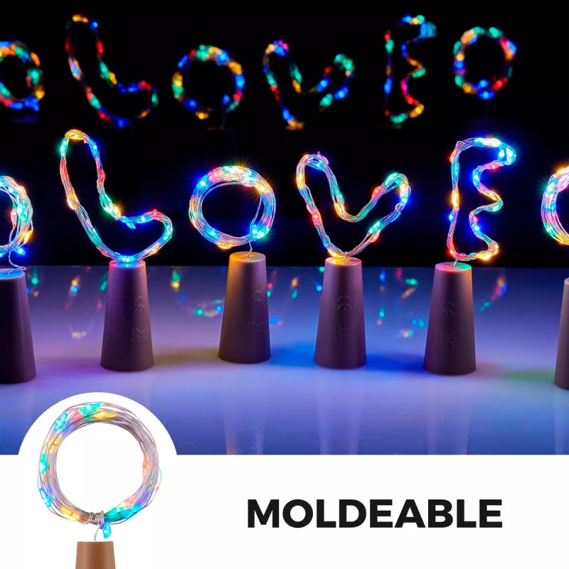 Maíz Serie Luces Led Rgb Alambre Decorativas Dormitorio