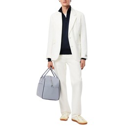 Lacoste Men's High Neck Zipped Fleece Sweatshirt, Navy Blue, 3X-Large