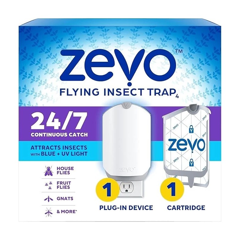 Zevo Flying Insect Trap & Cartridge