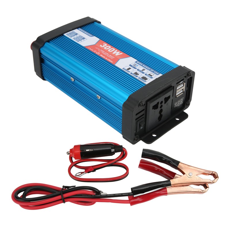 Car Power Inverter Pure Sine Wave 300W Continuous Dual USB