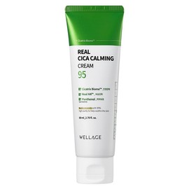 Wellage Real Cica Calming 95 Cream, 80ml, 1 piece / 웰라쥬 리얼 시카 카밍 95 크림, 80ml, 1개
