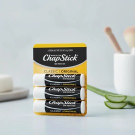 Chapstick Clásico Original Protector Labial 3 Piezas