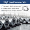 BOUMVID Pack of 2 spring washers M33, spring washer shape