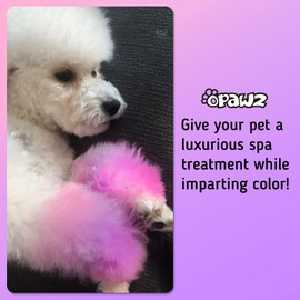 OPAWZ Pet Color Depositing Mask, 2-in-1 Semi-Permanent Dog Hair Dye and Hair Treatment, Pet Hair Dye for Dogs Cats and All Pets Can be Bathed (Petal Pink, 6.76 fl.oz / 200mL)