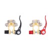 2Pcs Battery Terminal Connectors Car Disconnect 4 Way Positive Negative