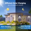 Peasur Solar Lights Outdoor Waterproof [12 Packs/140 LEDs], 3 Lighting