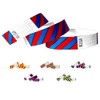 Tyvek Wristbands - Striped - 500 Pack - 3/4" Tyvek