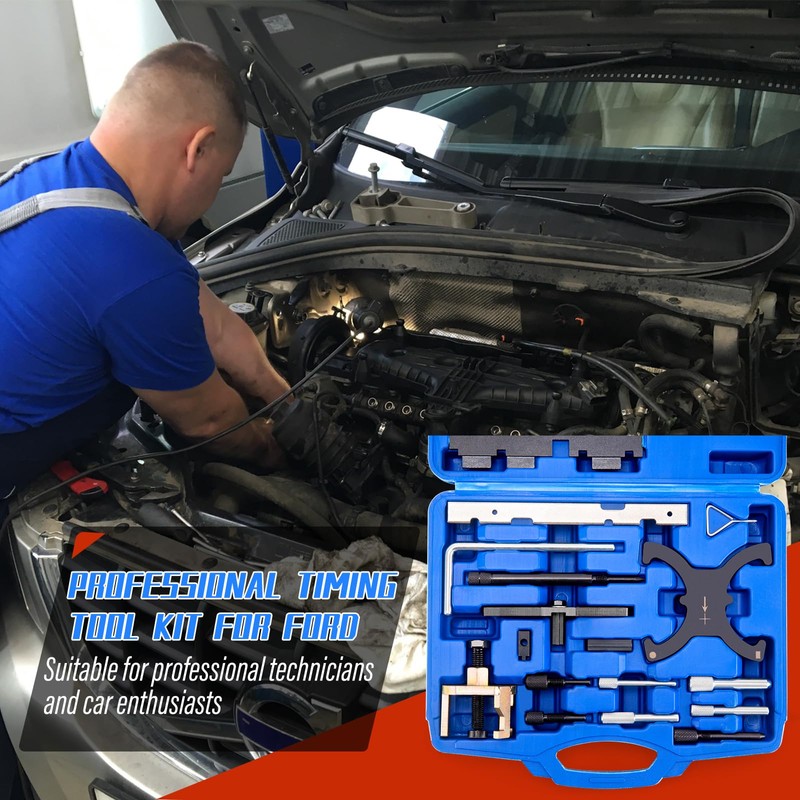 Timing Tool Kit, Camshaft Locking Tool Compatible with Ford Mazda