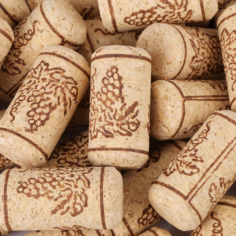 100PCS 22 *44mm Natural Cork StraightCorks Wooden Wine Bottle Stopper