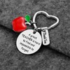 DOYOUDO Teacher Keychain Graduation Key Chain Appreciation Gifts for Women