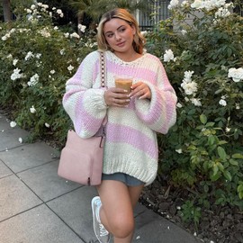 Roulens Shoulder Bags for Women, Soft Vegan Leather Medium Crossbody Bags, Shoulder Handbag with RFID Zip Wallet Compartment on the Front, A-Pink, M