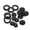 1" OD x 1/4" ID x 1/7" Thickness Rubber Flat