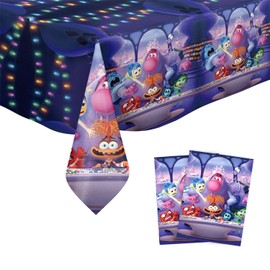 MC TTL Inside Out 2Table Cloth 70 x 42 Inch for Baby Shower Birthday Party Decoration Supplie