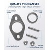 2 Piece Exhaust Gasket Set Compatible with Yamaha Aerox Peugeot