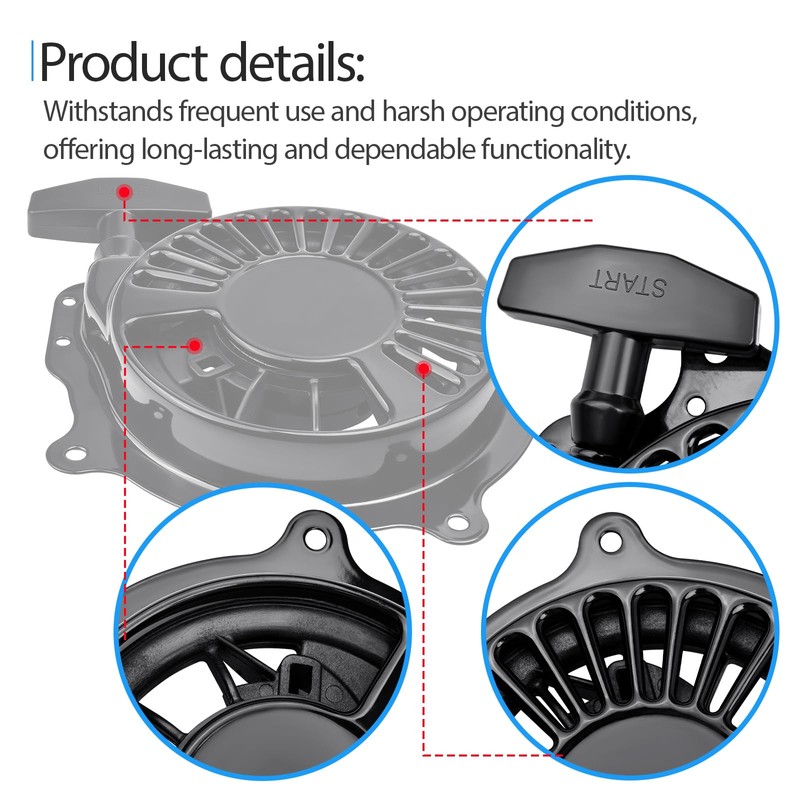 Recoil Starter Assembly 56720 Compatible with Harbor Freight Predator 3500