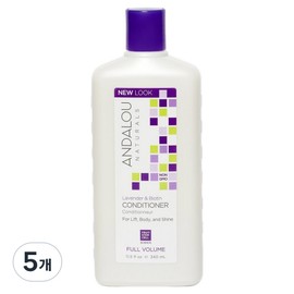 Andalou Naturals Lavender Conditioner, 5 packs, 340ml / 안달로우내추럴스 라벤더 컨디셔너, 5개, 340ml