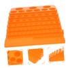 Operitacx 3pcs Portable Durable Drill Bit Organizer with Multifunction Milling