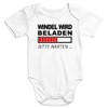 MoonWorks Funny Baby Bodysuit with German Print, Cotton, Short Sleeve