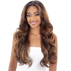 Shake-N-Go Snatched Glueless Lace Frontal Synthetic Wig - Galina (2 DARK BROWN)