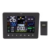 Weather Clock Humidity Temperature Sensor Meter Thermometer for Home Office