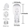 MUQIULIA Landscape Light Bulbs，Low Voltage Light Bulbs, T5 Malibu Bulbs