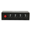 Stereo Audio Mixer, 4 Channels Stereo Audio Mixer, 4 in