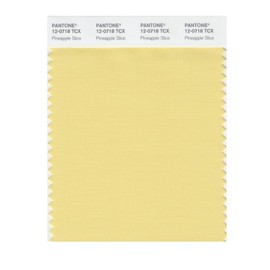 Pantone 12-0718 TCX Smart Color Swatch Card, Pineapple Slice