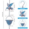 Ruaizel 7.8FT Rain Chains for Gutters, Hummingbird Rain Catcher, Outdoor