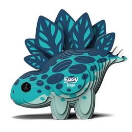 EUGY Yugie Stegosaurus Paper 3D Puzzle - An educational toy that can be enjoyed by elementary school children, boys, girls, and adults