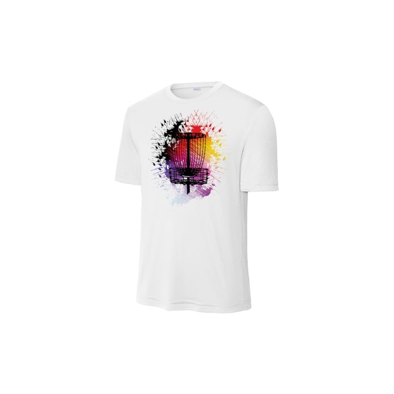 Disc Golf Dry Fit Shirt - Moisture Wicking - Splatter
