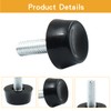Zorveiio 24 Pcs M6 Furniture Leveling Feet Adjustable Table Levelers