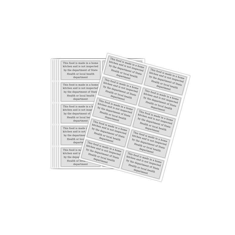 300 Pcs Food is Made in a Home Kitchen Stickers