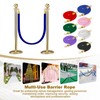 sourcing map Velvet Stanchion Rope 3.28 Ft/1 M, Barrier Rope