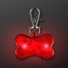 Red LED Dog Bone Pet Safety Light