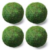Maasechs 4 Pcs Large Green Moss Balls Artificial Moss Balls