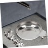 OHPHCALL 3pcs Jewelry Scale Trays Digital Scale Pans Stainless Steel