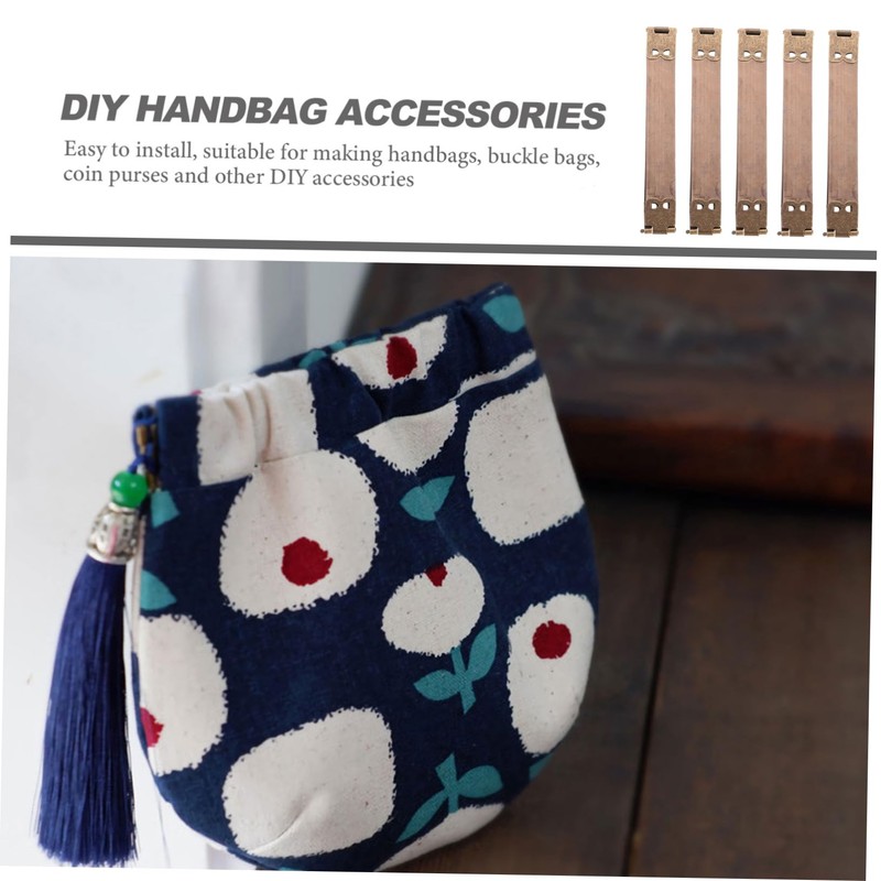 Garneck 10pcs 10cm Metal Flex Frames for Glasses Case Sewing