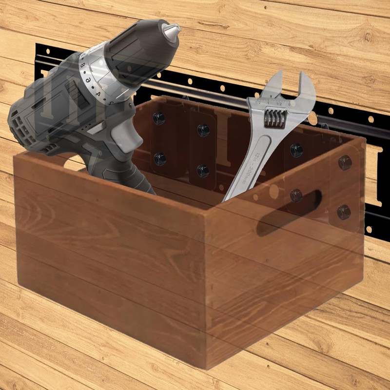 (10 Pack) E-Track Connector, Bolt-on Steel Trailer E Track Accessory