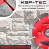 KSP-Tec® Cutting Disc 125 mm for Stone, Concrete, Masonry, Flex