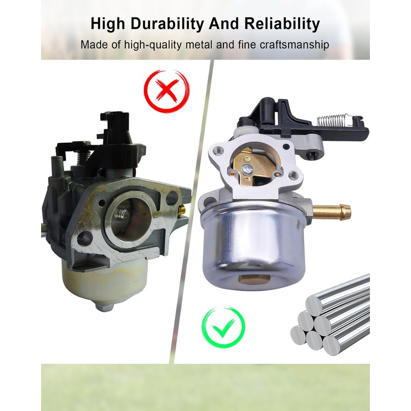 590944 Carburetor Kit Fit for Toro TimeMaster 223cc 30" Mower,